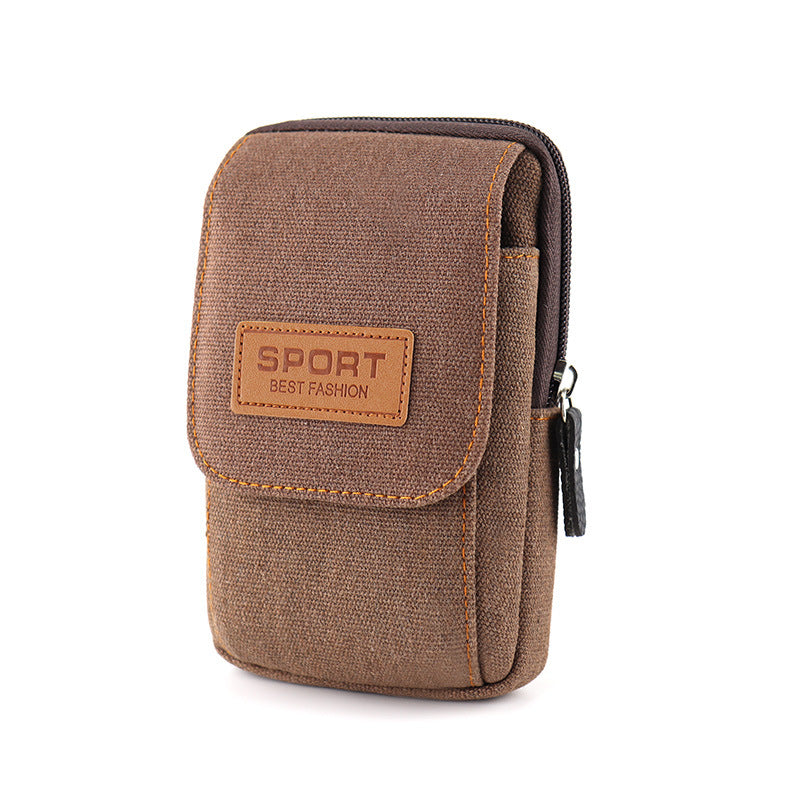 Bolsa de lona multifuncional para pendurar celular