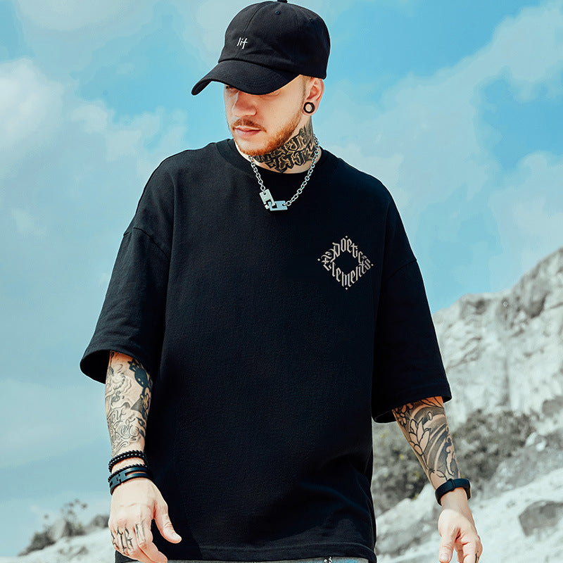 Camiseta manga curta Trendy Meia manga
