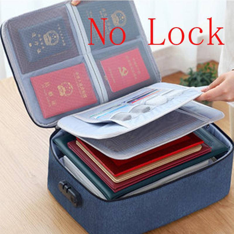 Bolsa de almacenamiento de documentos de múltiples capas
