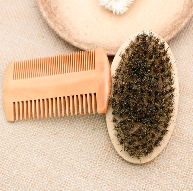 Conjunto de cuidados para barba masculina