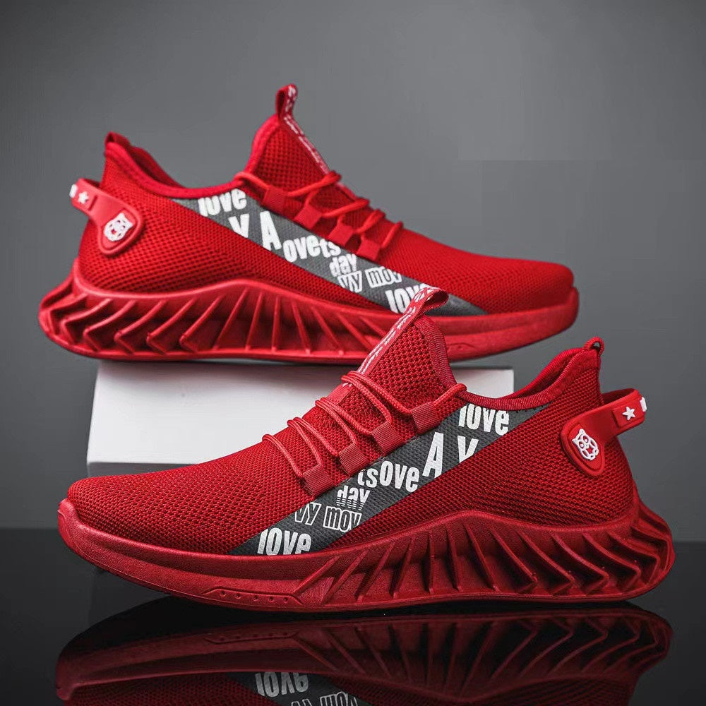 Moda respirável esportes novos sapatos casuais ao ar livre