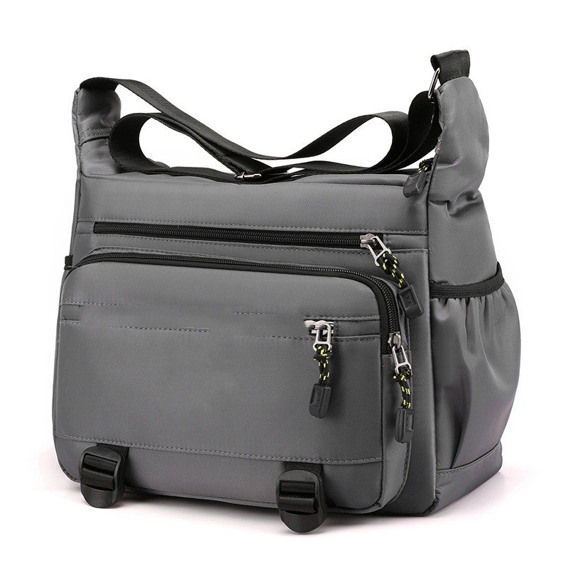 Moda Masculina Casual Bolsa Crossbody de Grande Capacidade