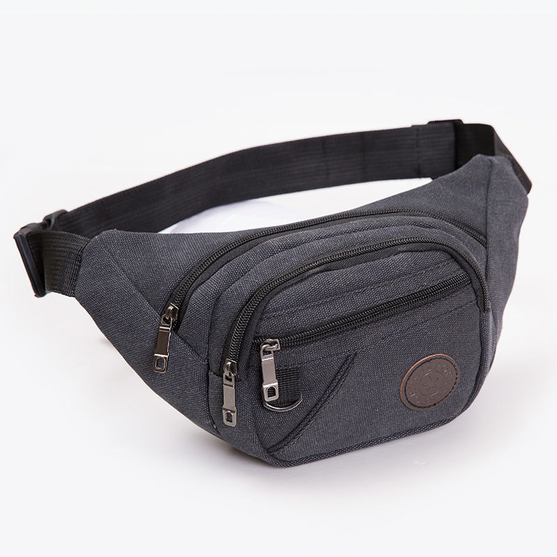 Bolsa de cinto de lona esportiva multifuncional para atividades ao ar livre