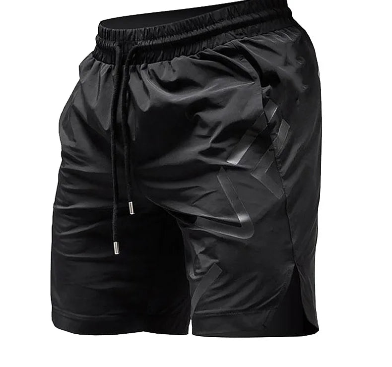 Men's Summer Fitness Sports Training Running Shorts Gym Muscle Man Casual Breathable Quick Dry Workout Bodybuilding Short Pants