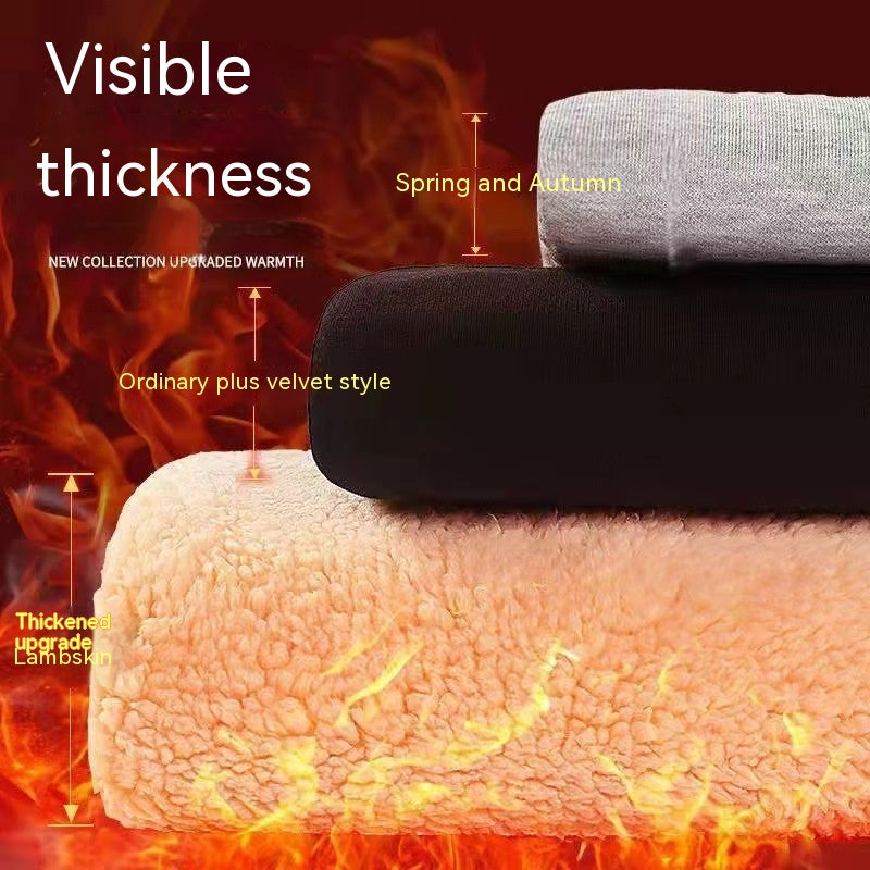 Suéter masculino quente Berber Fleece Fleece-forrado Espessado