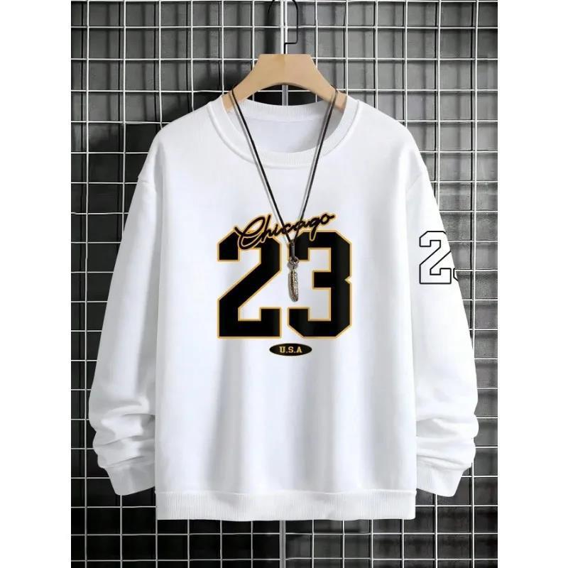 Conjunto de roupas masculinas com design de letras de arte e estilo de moletom de lã