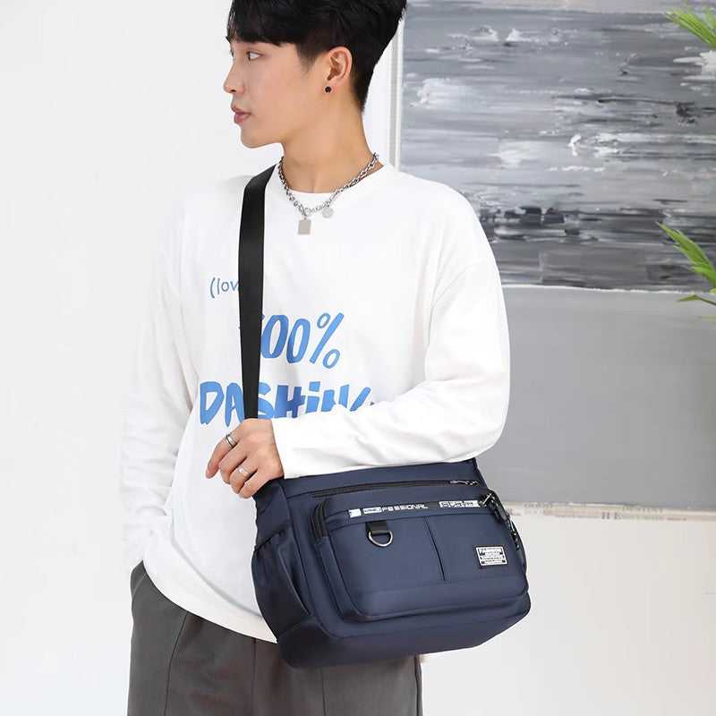 Bolsa de ombro grande capacidade com vários bolsos crossbody