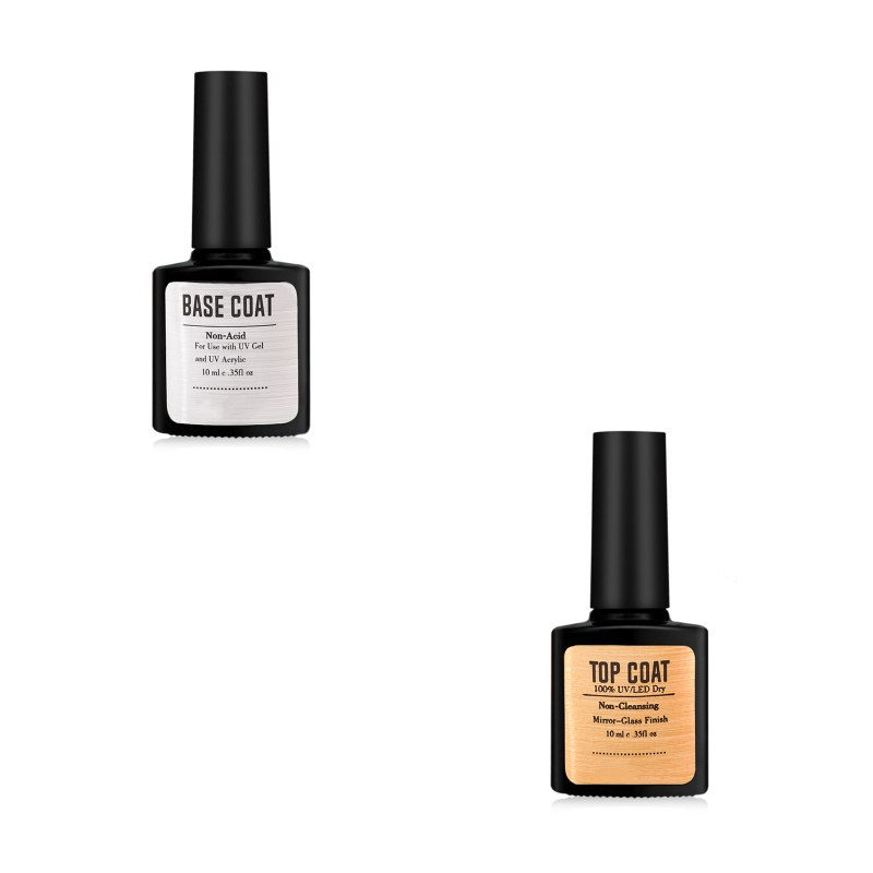 O esmalte em gel absorve a superfície opaca permanentemente