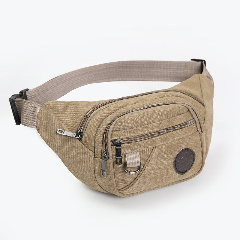 Bolsa de cinto de lona esportiva multifuncional para atividades ao ar livre
