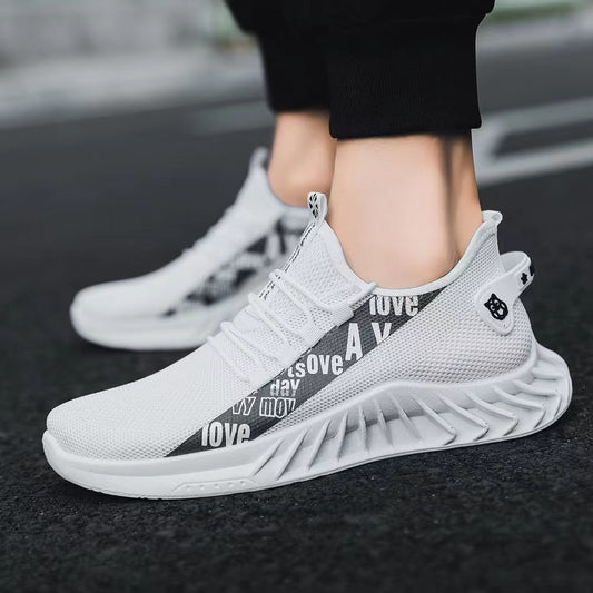 Moda respirável esportes novos sapatos casuais ao ar livre