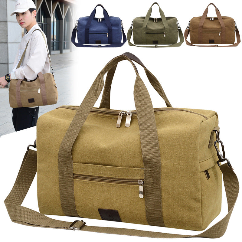 Bolsa de viagem de lona masculina para homens