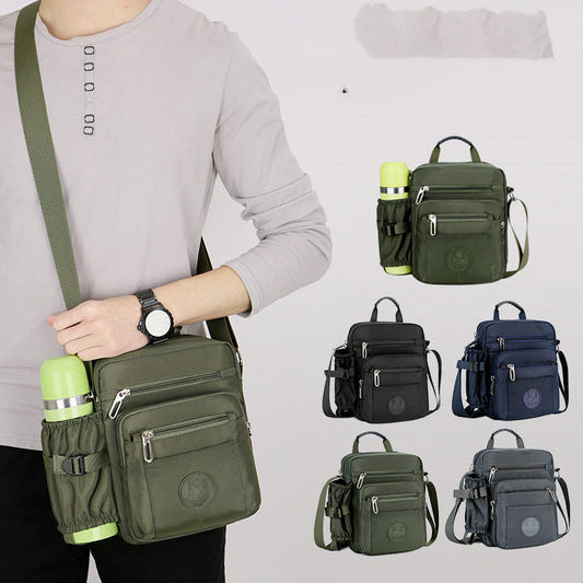 Bolso bandolera de nailon de gran capacidad para hombre