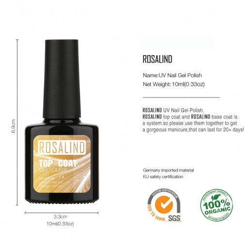 O esmalte em gel absorve a superfície opaca permanentemente