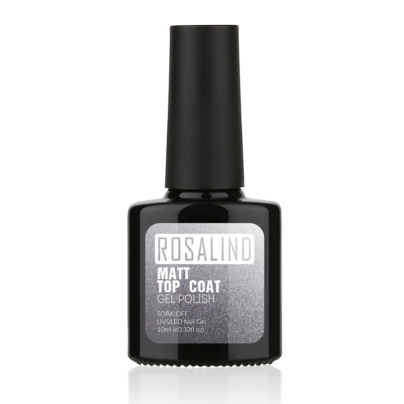 O esmalte em gel absorve a superfície opaca permanentemente