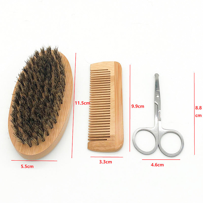 Conjunto de cuidados para barba Óleo para barba e creme para barba