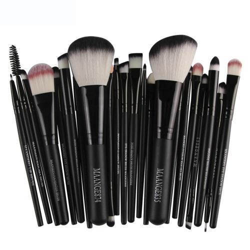 Conjunto de pincéis de maquiagem cosmética de 22 peças