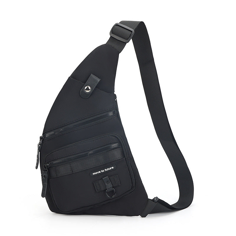 Bolsa de peito casual masculina transversal