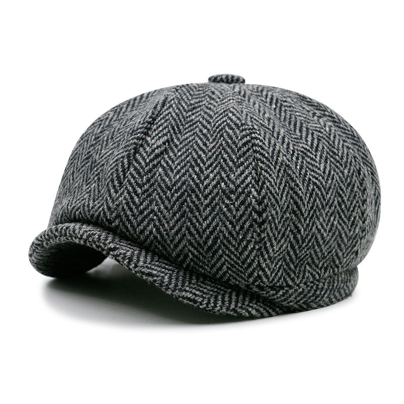 Chapéu de pintor de inverno masculino para atividades ao ar livre