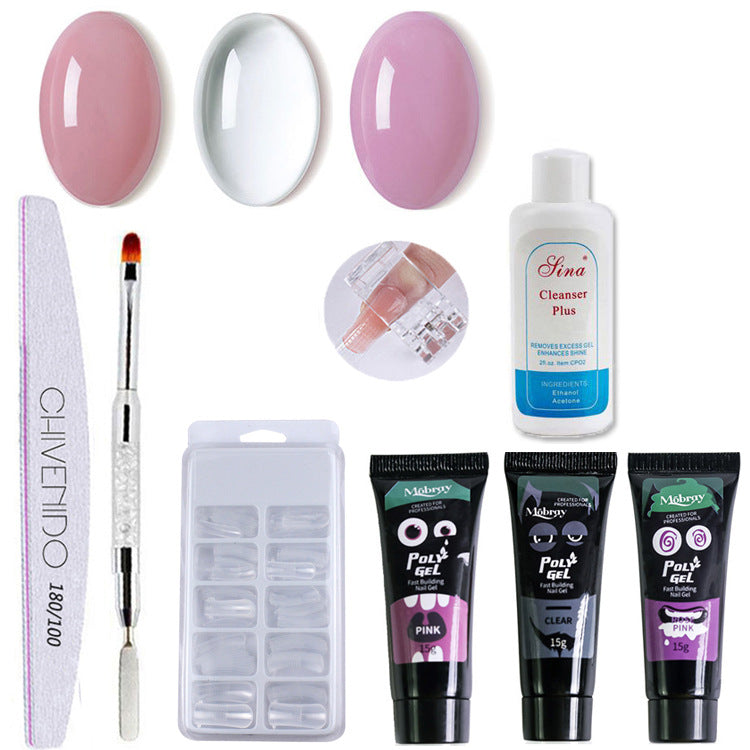 Extensor de cristal para unhas