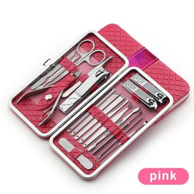 Conjunto combinado de ferramentas para manicure