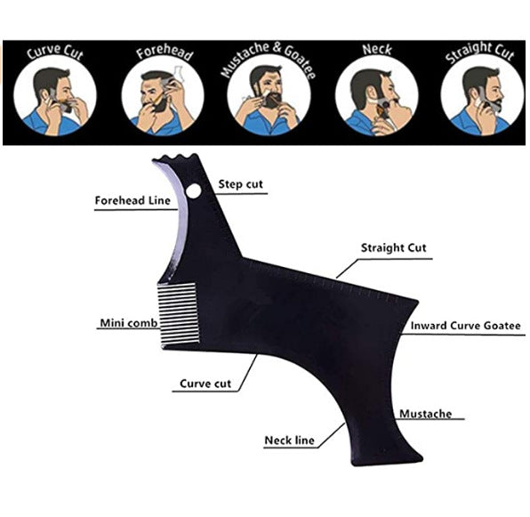 Pente para modelar barba