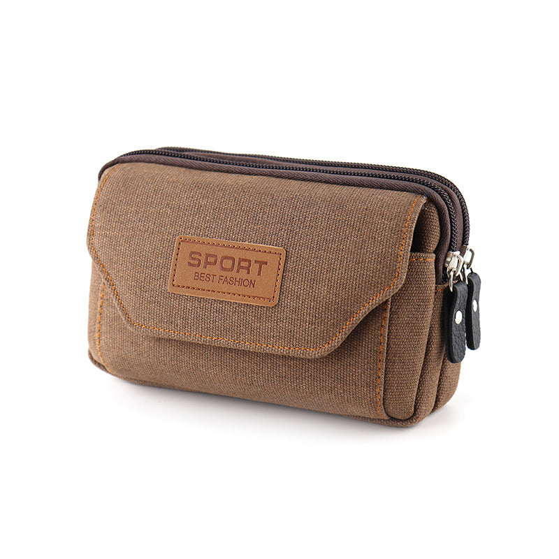 Bolsa de lona multifuncional para pendurar celular