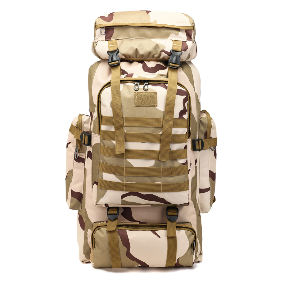 Mochila camuflada bolsa de montanhismo