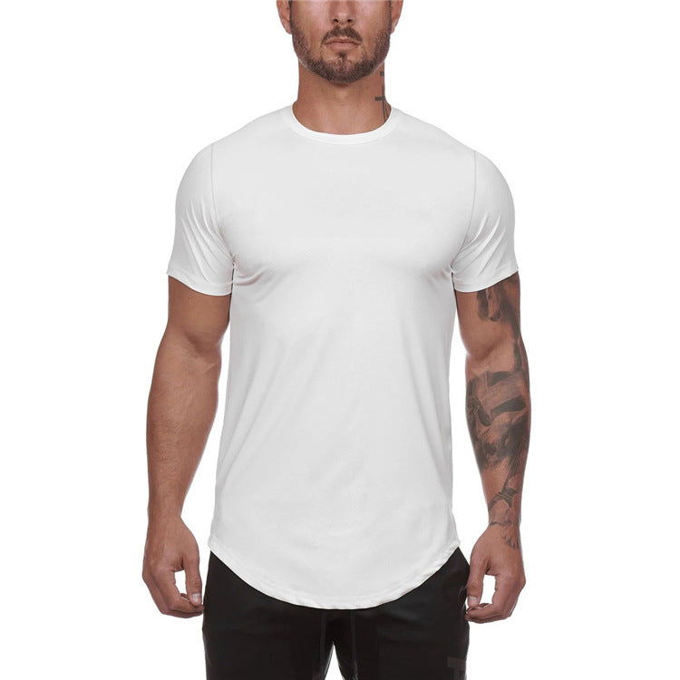 Fitness Top Corrida Treinamento Camuflagem Secagem Rápida T-Shirt