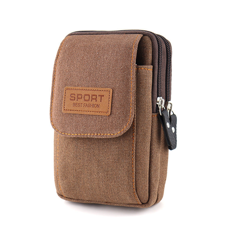 Bolsa de lona multifuncional para pendurar celular