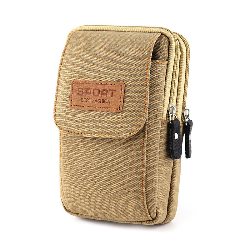 Bolsa de lona multifuncional para pendurar celular