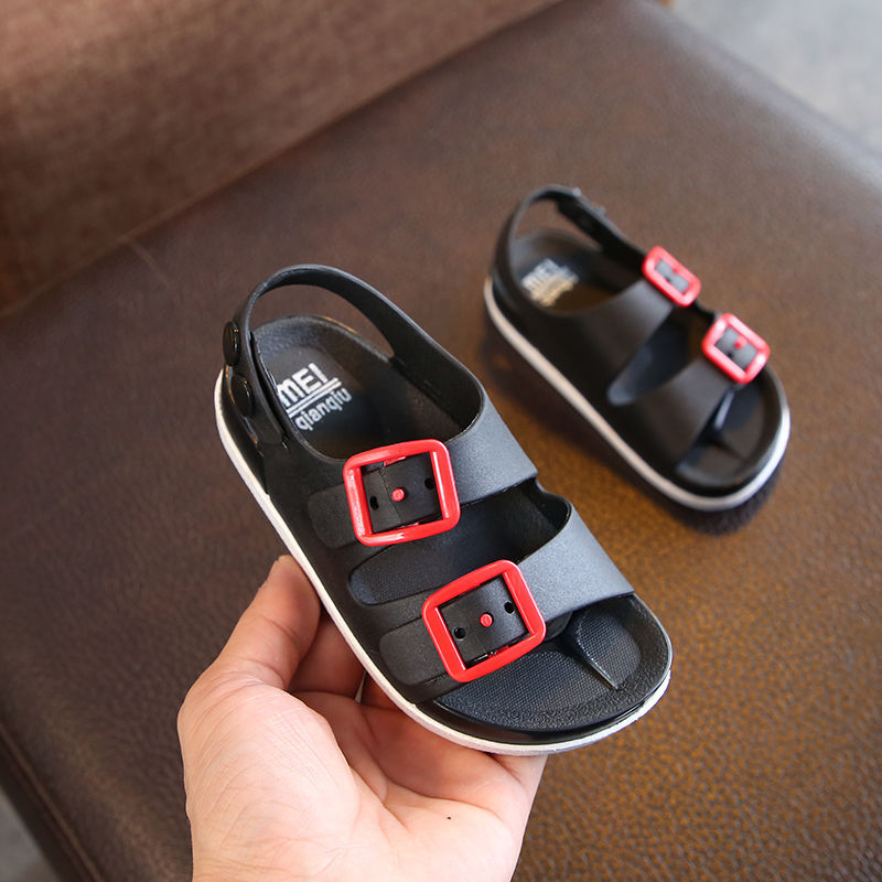 Sapatos de praia de plástico antiderrapantes para crianças estilo britânico