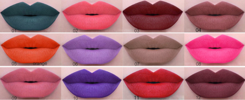Charme fosco veludo fosco brilho labial esmalte labial fosco antiaderente fosco batom líquido de longa duração pode ser autorizado