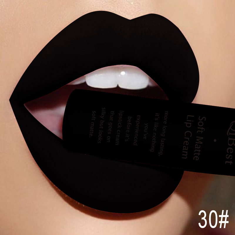 Batom matte da marca de maquiagem Qibest