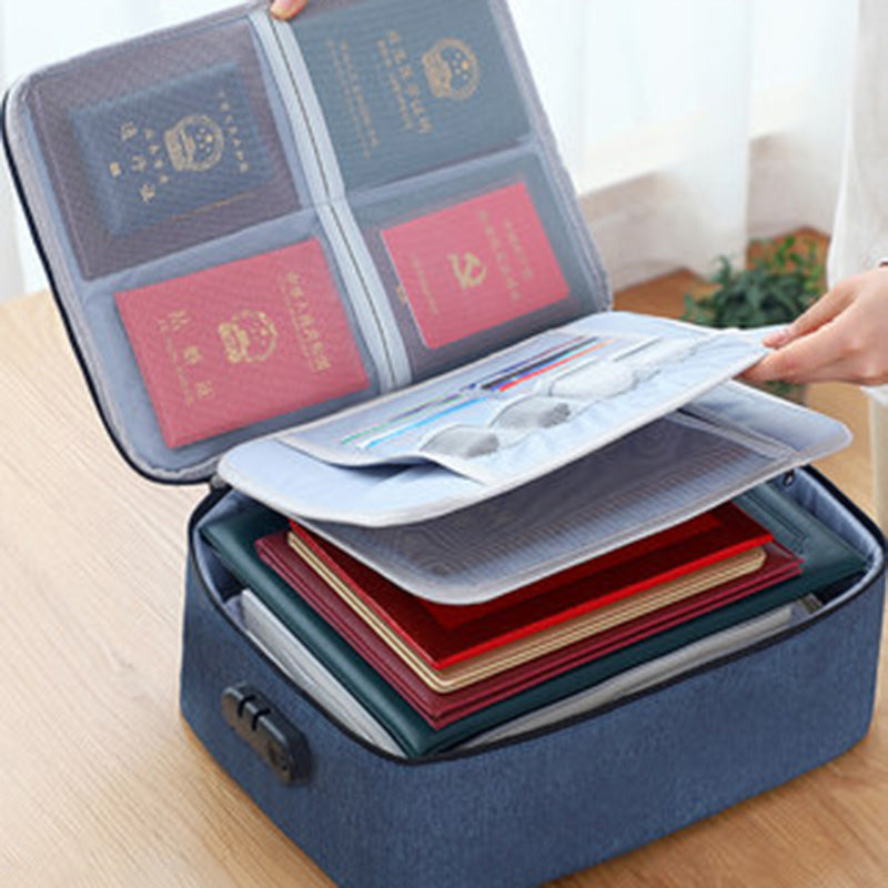 Bolsa de armazenamento de documentos multicamadas