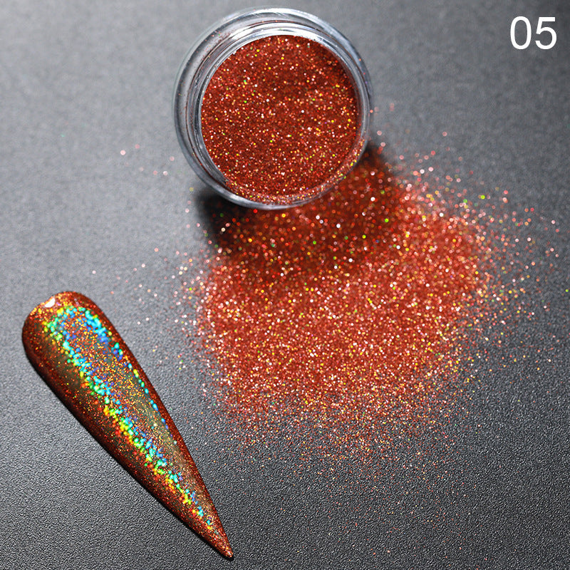 Symphony Mirror Mirror Powder Glitter para unhas prateado
