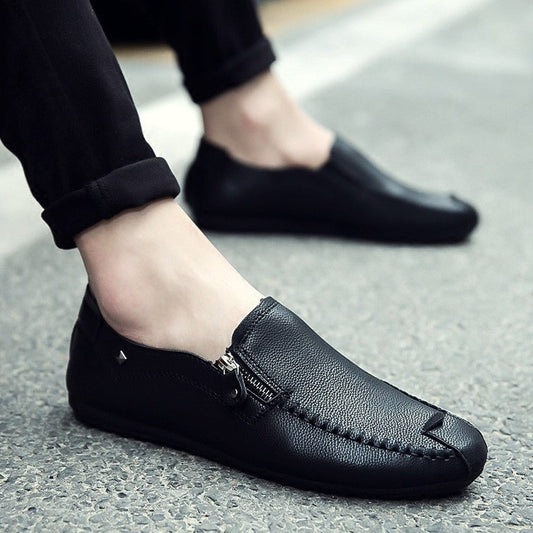 Zapatos casuales de cuero para conducir Doudou