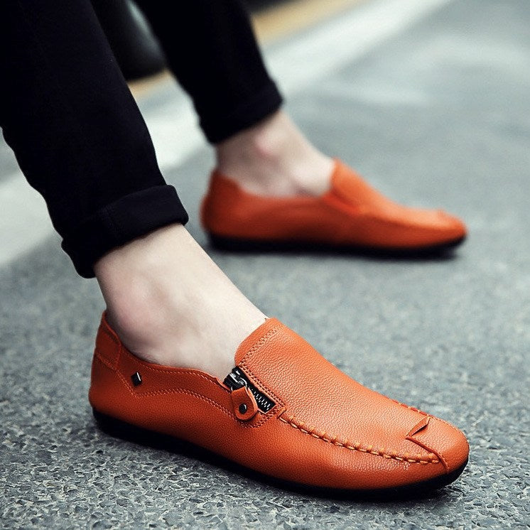 Sapatos de couro casuais Driving Doudou