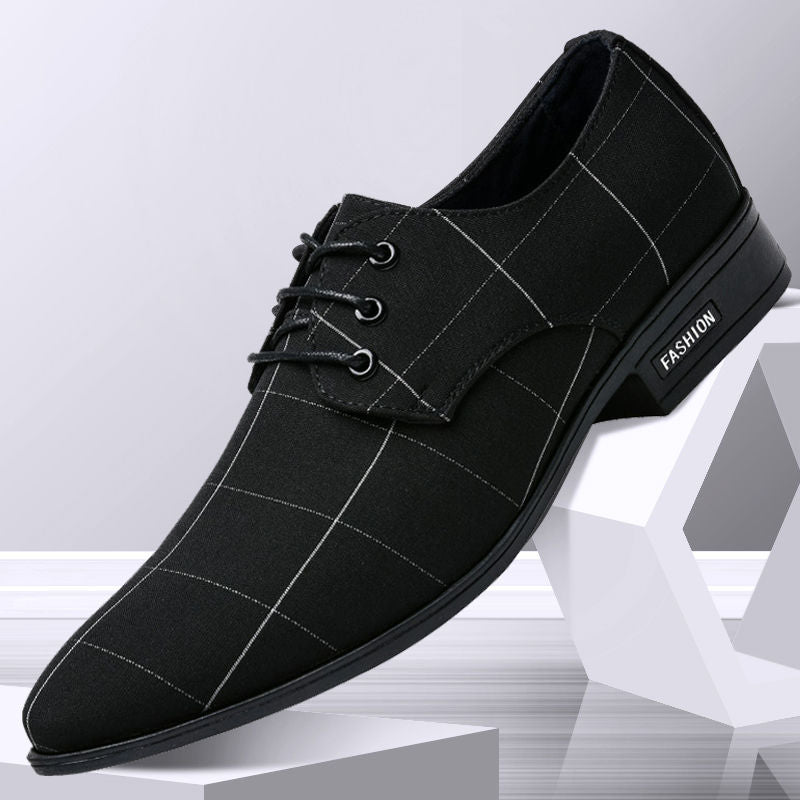 Sapatos de couro masculinos de negócios com cadarço sapatos sociais masculinos britânicos