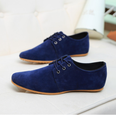 Sapatos de couro respirável com cadarço novos para o verão
