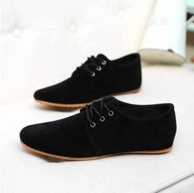 Sapatos de couro respirável com cadarço novos para o verão