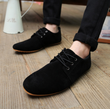 Sapatos de couro respirável com cadarço novos para o verão
