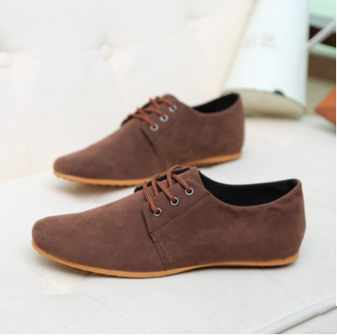 Sapatos de couro respirável com cadarço novos para o verão