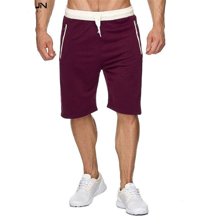 Calças esportivas Five Point Shorts casuais masculinos Plus Size Calças de praia