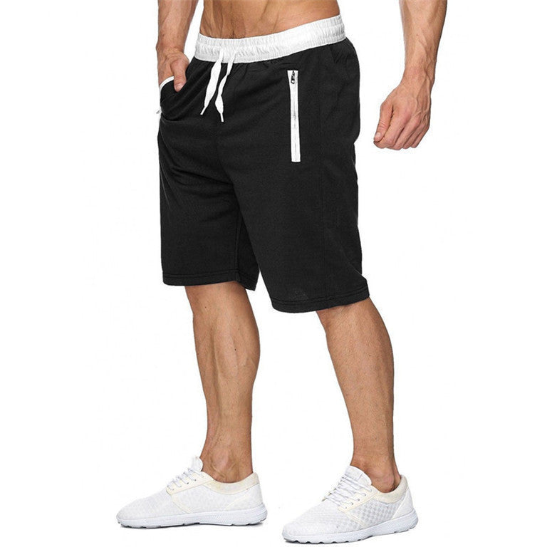 Calças esportivas Five Point Shorts casuais masculinos Plus Size Calças de praia