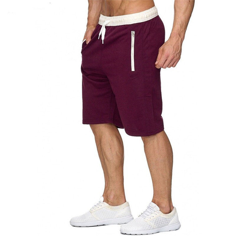 Calças esportivas Five Point Shorts casuais masculinos Plus Size Calças de praia