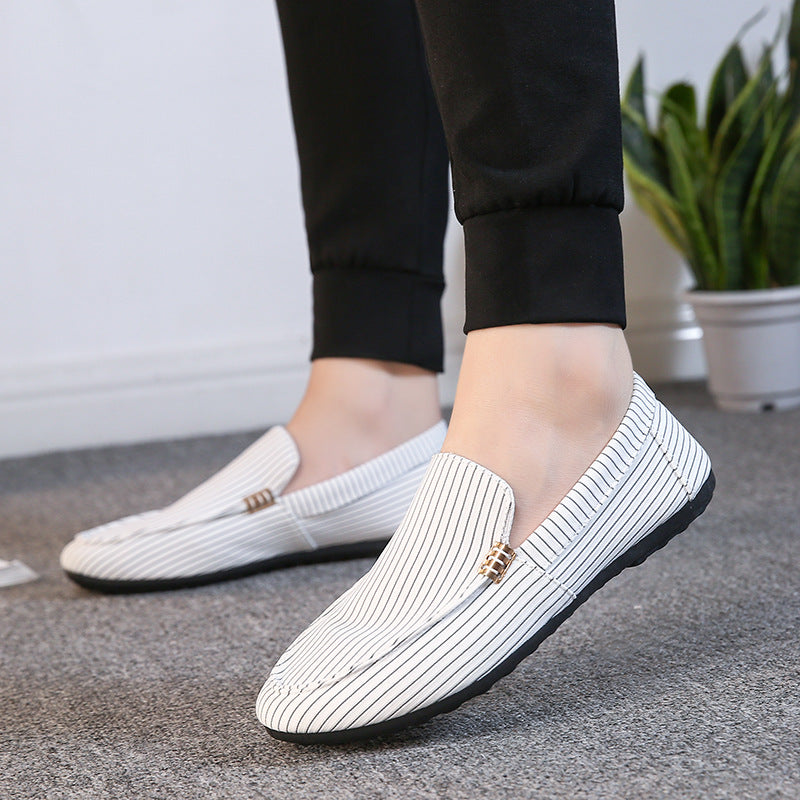 Sapatos de pano estilo coreano Sapatos masculinos Tendência Tênis