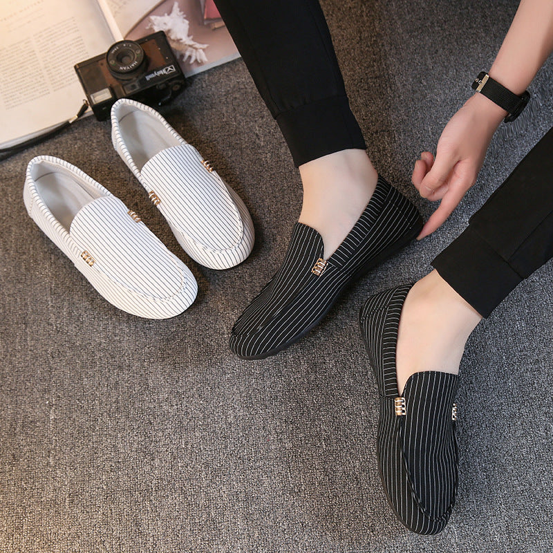 Sapatos de pano estilo coreano Sapatos masculinos Tendência Tênis