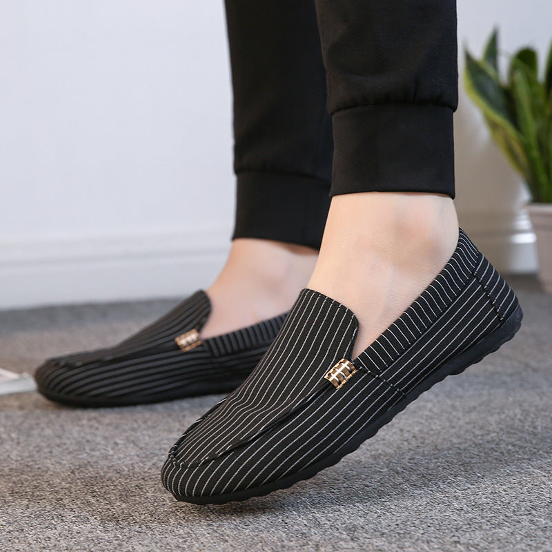 Sapatos de pano estilo coreano Sapatos masculinos Tendência Tênis