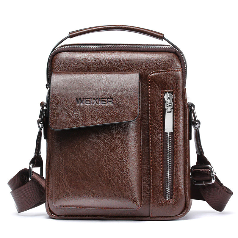 Bolsa mensageiro masculina portátil casual