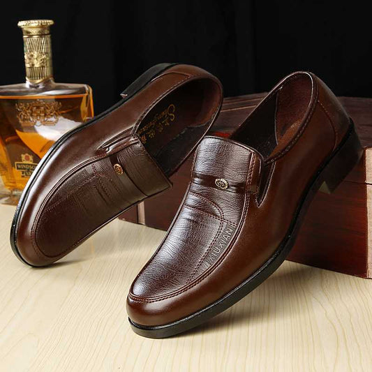 Zapatos de vestir de negocios informales para las cuatro estaciones para hombre
